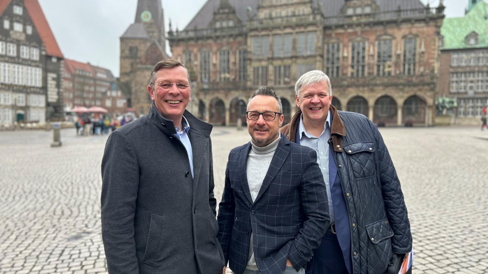 Frank Imhoff, Heiko Strohmann und Jens Eckhoff